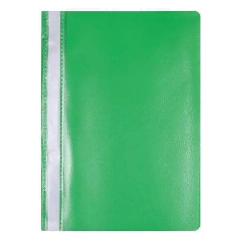 Skoroszyt OFFICE PRODUCTS, PP, A4, miękki, 100/170mikr., zielony