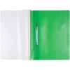Skoroszyt OFFICE PRODUCTS, PP, A4, miękki, 100/170mikr., wpinany, zielony