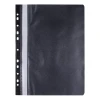 Skoroszyt OFFICE PRODUCTS, PP, A4, miękki, 100/170mikr., wpinany, czarny