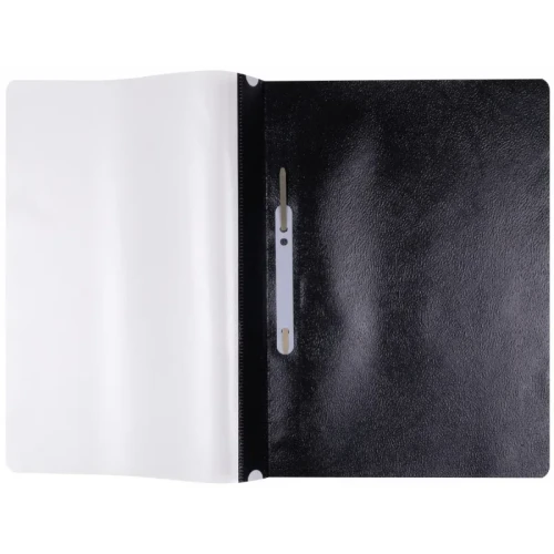 Skoroszyt OFFICE PRODUCTS, PP, A4, miękki, 100/170mikr., wpinany, czarny