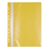 Skoroszyt OFFICE PRODUCTS, PP, A4, miękki, 100/170mikr., wpinany, żółty