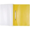 Skoroszyt OFFICE PRODUCTS, PP, A4, miękki, 100/170mikr., wpinany, żółty