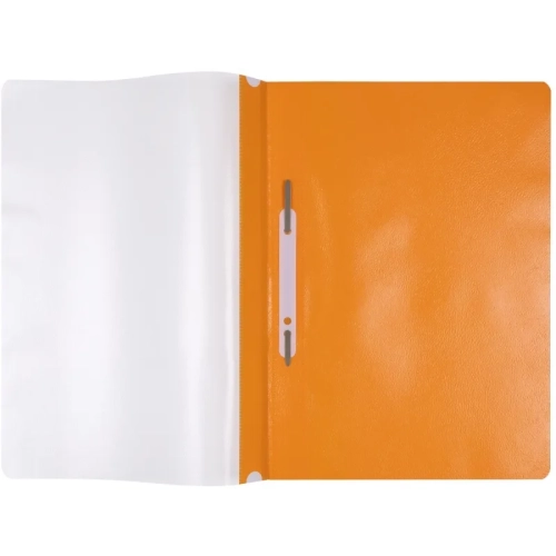 Skoroszyt OFFICE PRODUCTS, PP, A4, miękki, 100/170mikr., wpinany, pomarańczowy