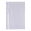 Skoroszyt OFFICE PRODUCTS, PP, A4, miękki, 100/170mikr., wpinany, biały