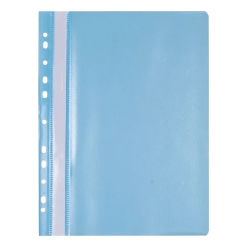 Skoroszyt OFFICE PRODUCTS, PP, A4, miękki, 100/170mikr., wpinany, jasnoniebieski