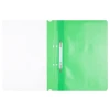 Skoroszyt OFFICE PRODUCTS, PP, A4, 2 otwory, 100/170mikr., wpinany, zielony