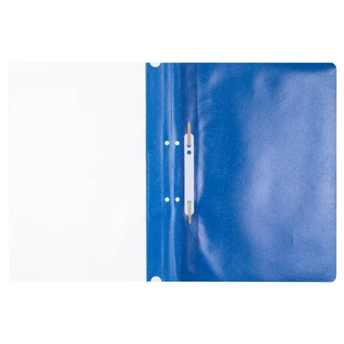 Skoroszyt OFFICE PRODUCTS, PP, A4, 2 otwory, 100/170mikr., wpinany, granatowy