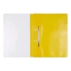 Skoroszyt OFFICE PRODUCTS, PP, A4, 2 otwory, 100/170mikr., wpinany, żółty