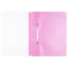 Skoroszyt OFFICE PRODUCTS, PP, A4, 2 otwory, 100/170mikr., wpinany, różowy