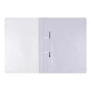 Skoroszyt OFFICE PRODUCTS, PP, A4, 2 otwory, 100/170mikr., wpinany, biały