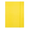 Teczka z gumką OFFICE PRODUCTS, Fluo soft touch, karton/lakier, A4, 320gsm, 3-skrz., mix kolorów