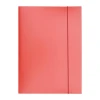 Teczka z gumką OFFICE PRODUCTS, karton/lakier, A4, 320gsm, 3-skrz., mix kolorów