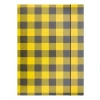Teczka z gumką OFFICE PRODUCTS, karton/lakier, A4, 320gsm, 3-skrz., mix kolorów w kratę