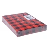 Teczka z gumką OFFICE PRODUCTS, karton/lakier, A4, 320gsm, 3-skrz., mix kolorów w kratę