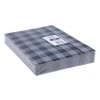Teczka z gumką OFFICE PRODUCTS, karton/lakier, A4, 320gsm, 3-skrz., mix kolorów w kratę