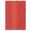Teczka z gumką OFFICE PRODUCTS, preszpan, A4, 390gsm, 3-skrz., czerwona