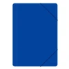 Teczka z gumką OFFICE PRODUCTS, A4, PP, 500mikr., 3-skrz., niebieska
