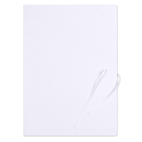 Teczka wiązana OFFICE PRODUCTS Premium, karton, A4, 350gsm, 3-skrz., biała