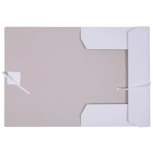 Teczka wiązana OFFICE PRODUCTS Budget, karton, A4, 250gsm, 3-skrz., biała