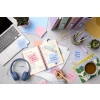 Przezroczyste karteczki samoprzylepne POST-IT Transparent Notes (600-1TRSPO), 73x73mm, 36 kart., pastelowe pomarańczowe