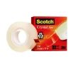 Taśma biurowa SCOTCH® Crystal Clear (600), transparentna, 19mm, 33m, w pudełku