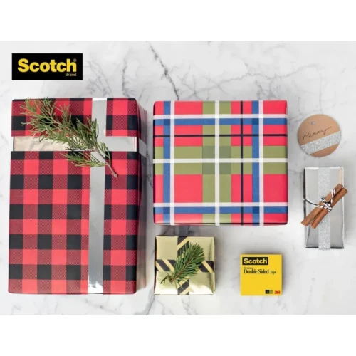 Taśma biurowa, dwustronna SCOTCH® (665), 12mm, 22,8m