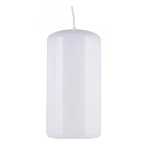 Świeca słupek DONAU HOME Standard Gloss, 50x100mm, biały