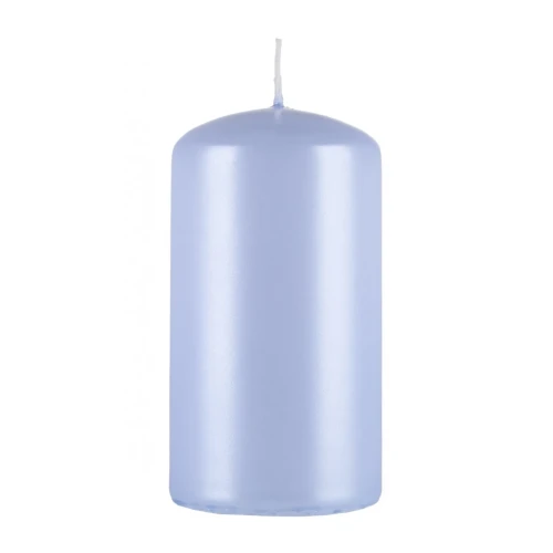 Świeca słupek DONAU HOME Standard Lakier, 60x115mm, błękit perła