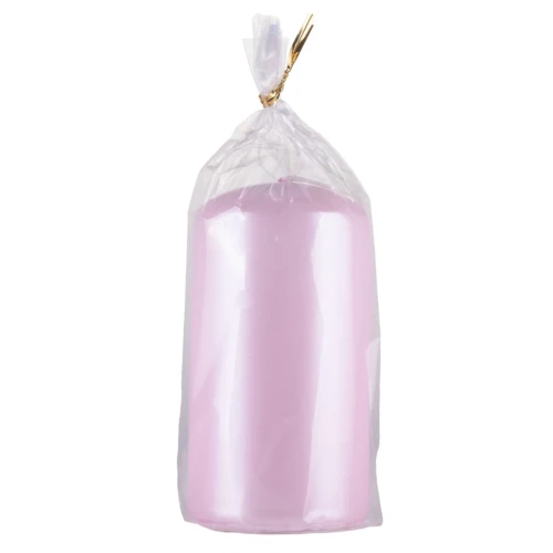 Świeca słupek DONAU HOME Standard Lakier, 60x115mm, różowy perła