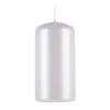 Świeca słupek DONAU HOME Standard Lakier, 50x100mm, 4 szt., biały perła