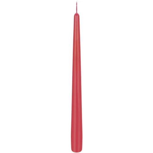 Świeca szpic DONAU HOME Standard Kolor, 22x230mm, 40 szt., czerwony