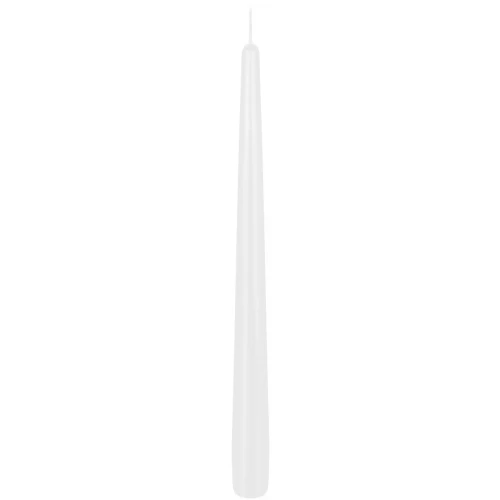 Świeca szpic DONAU HOME Standard Kolor, 22x230mm, 40 szt., biały