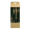 Świeca stołowa DONAU HOME Aura, 22x240mm, 4 szt., zielona