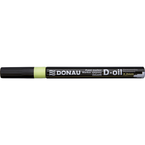 Marker olejowy DONAU, 2,2mm, zawieszka, żółty
