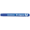 Marker permanentny DONAU D-Signer U, okrągły, 2-4mm (linia), niebieski