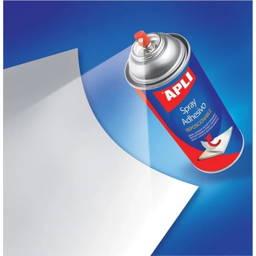 Klej w sprayu APLI, do repozycjonowania, 400ml