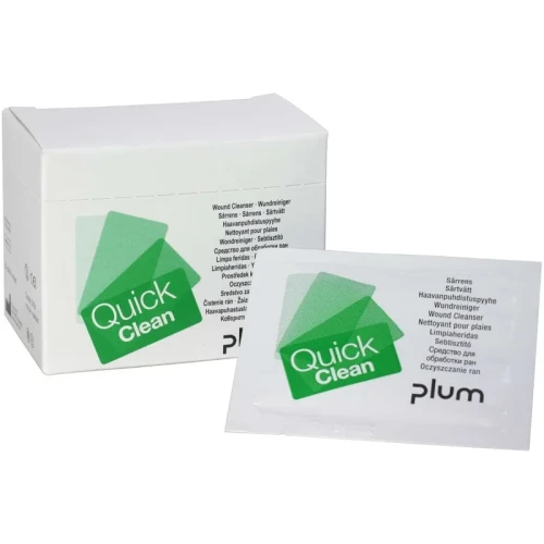Chusteczki do oczyszczania ran PLUM QuickClean, 20 szt.