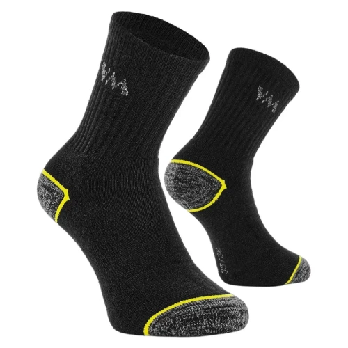 Skarpety bawełniano-poliestrowe VM FOOTWEAR, rozm. 35-38, 3 pary, czarno-szare