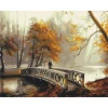 Malowanie po numerach BRUSHME, 40x50 cm, jesienna mgła, 1 szt., w pudełku