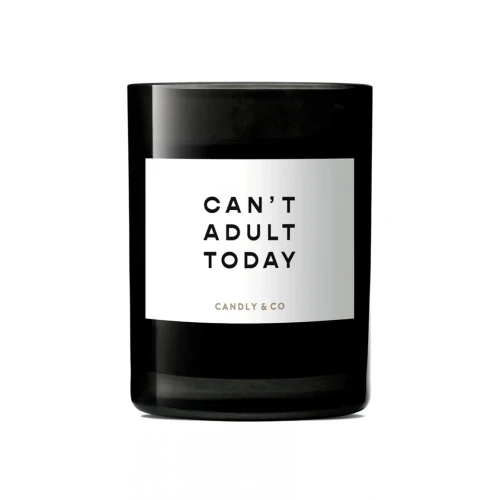 Świeca sojowa w szkle CANDLY&CO, Can't Adult Today, zapach No.1, 250g