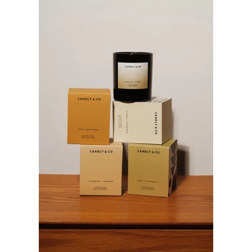 Świeca sojowa w szkle CANDLY&CO, bez cytatu, zapach No.2, 250g
