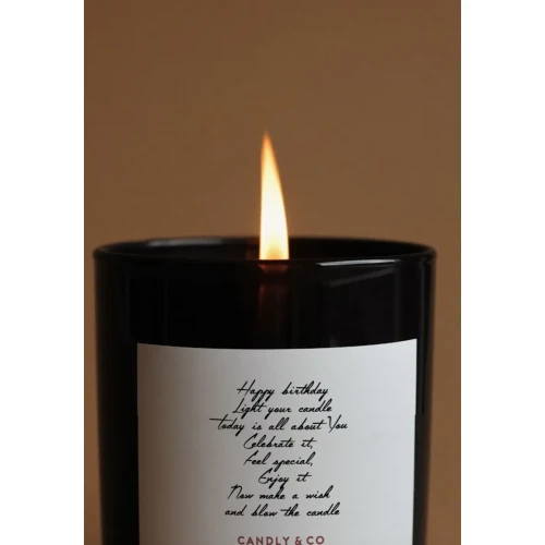 Świeca sojowa w szkle CANDLY&CO, Happy Birthday, zapach No.5, 250g
