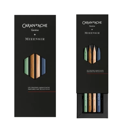 Ołówki CARAN D'ACHE, Les Crayons De La Maison, edycja 10, 4 szt.