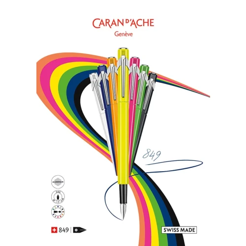 Pióro wieczne CARAN D'ACHE 849, M, czarne
