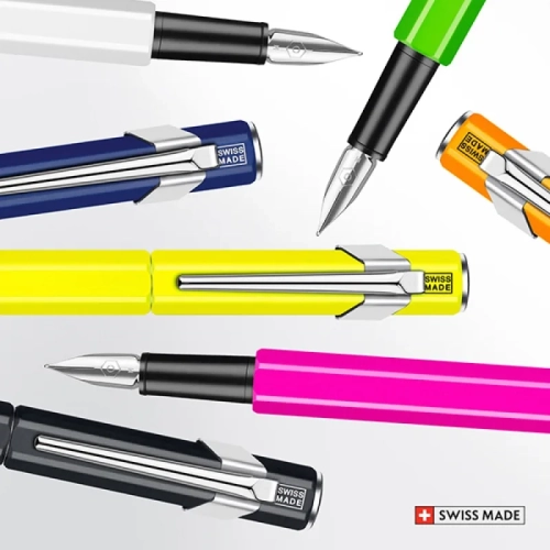 Pióro wieczne CARAN D'ACHE 849 Fluo Line, F, pomarańczowe