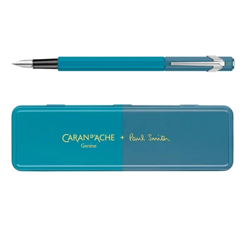 Pióro wieczne 849, Paul Smith Ed4, w pudełku Cyan/Steel F
