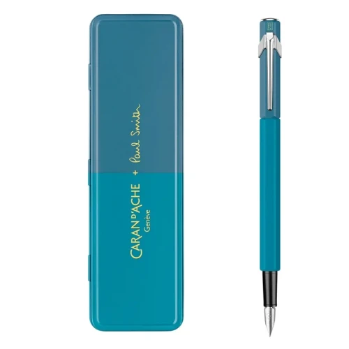 Pióro wieczne 849, Paul Smith Ed4, w pudełku Cyan/Steel F