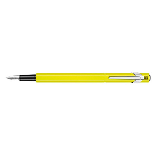 Pióro wieczne CARAN D'ACHE 849 Fluo Line, F, żółte