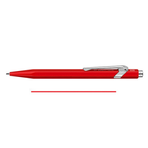 Długopis CARAN D'ACHE 849 Classic Line, M, czerwony z czerwonym wkładem