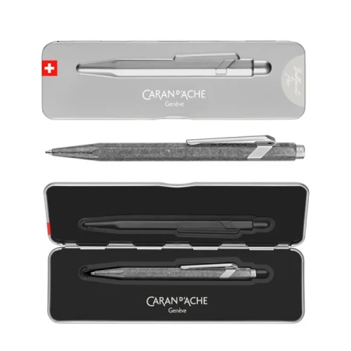 Długopis CARAN D'ACHE 849 Original, M, w pudełku, srebrny